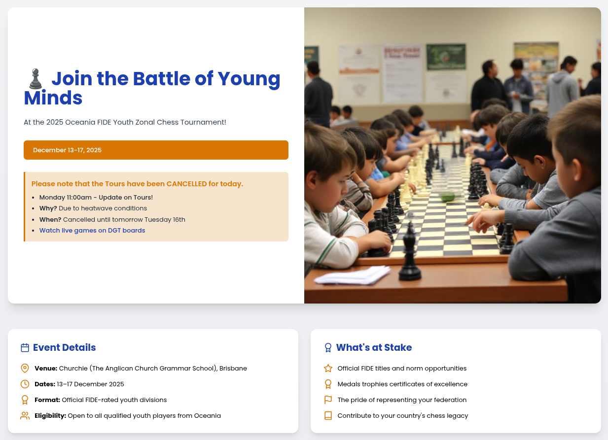 2025 Oceania Championship